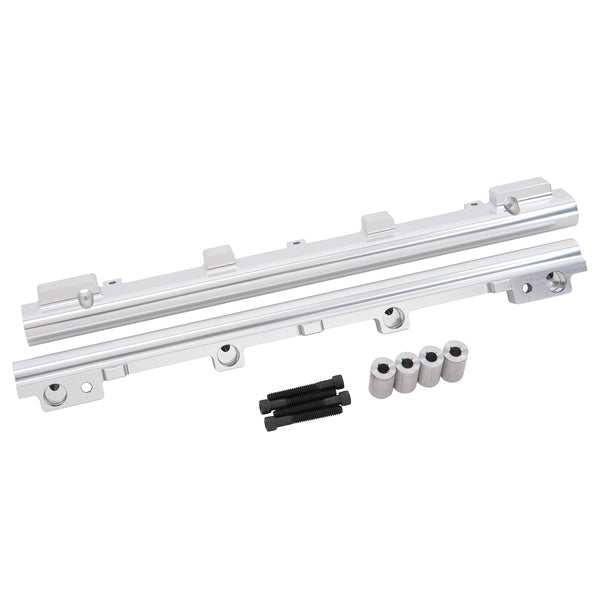Fuel Injector Rail Kit #3625, -6 AN Clear For Ford Small-Block Windsor