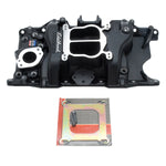 Performer 318/360 Intake Manifold for S/B Chrysler, LA Series, Black Finish image 2