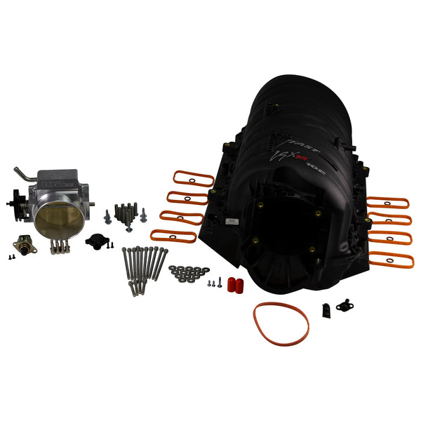 Throttle Body / Manifold Kit, 102 Mm Throttle Body W/ 102mm Black Truck Manifold