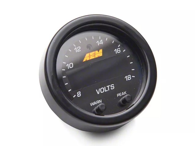 AEM X-Series Voltage Gauge Kit