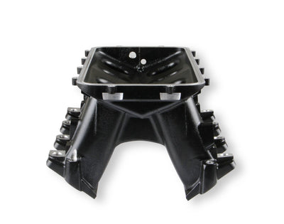 Holley LS Hi-Ram EFI Manifold - Black GM LS1/LS2/LS6 - LS1/LS2/LS6 Cathedral Port EFI fits 1 x 105MM Throttle Body - Black Ceramic Coating