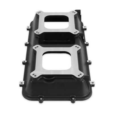 Holley Hi-Ram Intake Plenum Top Only - 2 x 4150 - Flat Black Finish