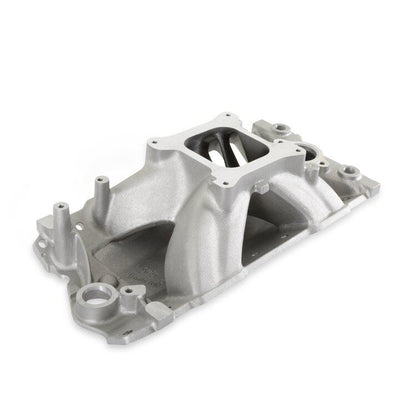 Holley Strip Dominator Intake - Chevy Small Block V8 - Strip Dominator Intake Manifold 1957-1986 262ci-400ci, 1987-later with Aluminum Heads