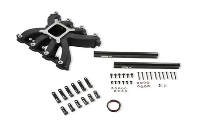 Holley Single Plane EFI Intake - GM LS7-Black