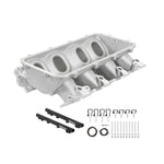 Base Manifold and Rail Kit for Lo-Ram - LS1/LS2/LS6 - Satin Finish with Single Injector manifold and fuel rails image 1