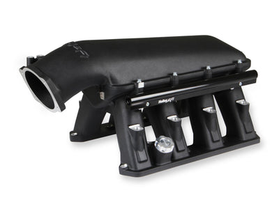Holley Gen III Hemi Hi-Ram EFI Manifold - Gen III Hemi EFI for use with 95 mm LS Style Throttle Body - Black Finish - Fits 2009-up 5