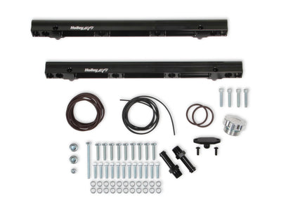 Holley Gen III Hemi Hi-Ram EFI Manifold - Gen III Hemi EFI for use with 105 mm LS Style Throttle Body - As Cast Finish - Fits 2009-u