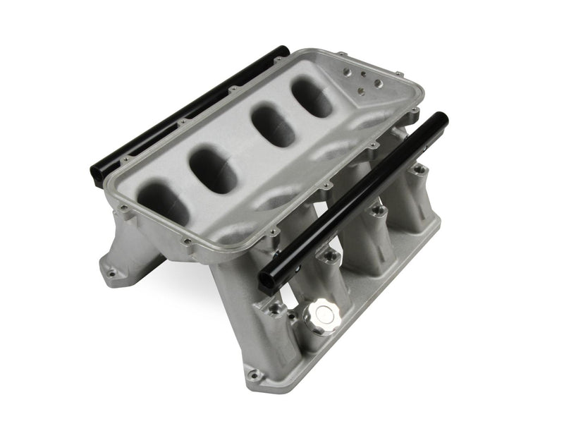 Holley Gen III Hemi Hi-Ram EFI Manifold Base - Gen III Hemi EFI Manifold Base - As Cast Finish - Fits 2009-up 5.7L, 2005-2010 6.1L