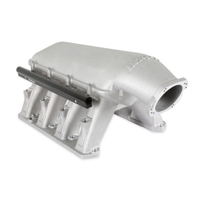 Holley Gen III Hemi Hi-Ram EFI Manifold - Gen III Hemi EFI for use with 80 and 92mm Mopar Style Throttle Body - As Cast Finish - Fit