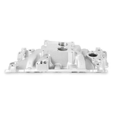 Holley Strip Dominator Intake - Chevy Small Block V8 - Pro-Jection TBI Intake Manifold High Rise Dual Plane w/EGR 1987-later with Cast Iron Heads