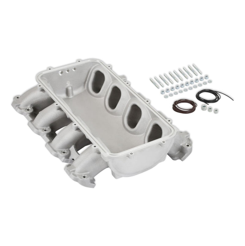Holley Lo-Ram Manifold Base - GM Gen V LT - Top-Feed - OE Direct Injection Only - Satin Finish