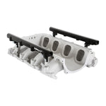 Holley Ultra Lo-Ram Manifold Base and Port Injection Fuel Rails - GM Gen V LT - Front-Feed - With Port Injection - Satin Finish image 4