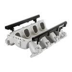 Holley Ultra Lo-Ram Manifold Base and Port Injection Fuel Rails - GM Gen V LT - Front-Feed - With Port Injection - Satin Finish image 6