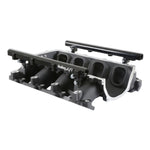 Holley Ultra Lo-Ram Manifold Base and Port Injection Fuel Rails - GM Gen V LT - Front-Feed - With Port Injection - Black Finish image 4
