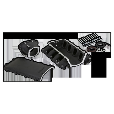 Holley Ultra Lo-Ram Manifold Kit - GM Gen V LT - Front-Feed - OE Direct Injection Only - Black Finish