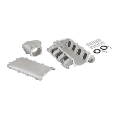Holley Ultra Lo-Ram Manifold Kit - GM Gen V LT - Front-Feed - OE Direct Injection Only - Satin Finish