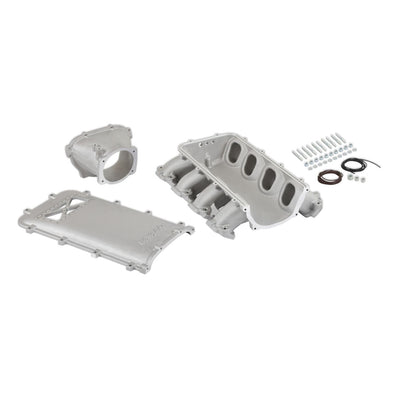 Holley Ultra Lo-Ram Manifold Kit - GM Gen V LT - Front-Feed - OE Direct Injection Only - Satin Finish