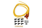 Spark Plug Wire Set- 7mm-Super Stock-Copper Core-Universal Straight Boots-Yellow image 2