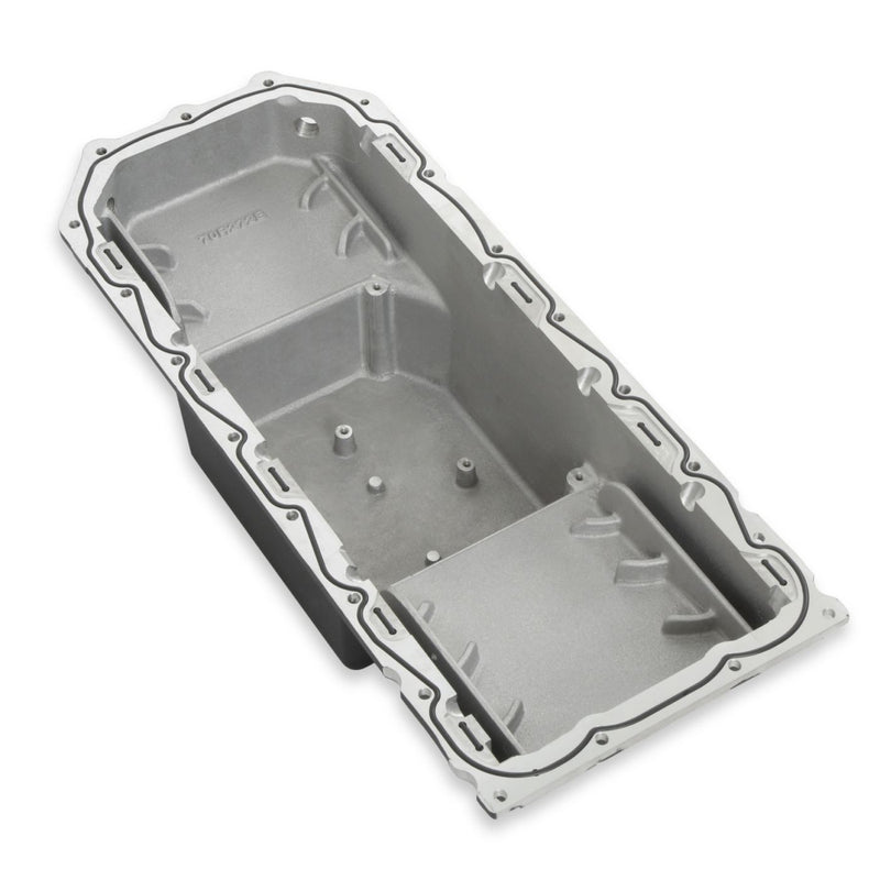 Holley Gen III Hemi Swap Oil Pan - Mid-Sump Non-VVT - Black