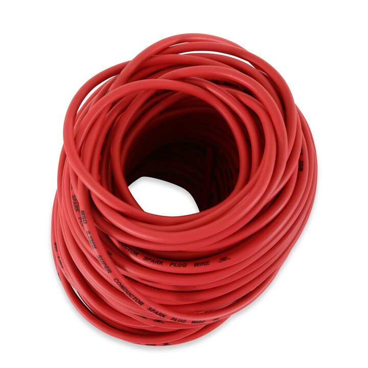 MSD  Spark Plug Wire - Super Conductor - 8.5mm - Red - Bulk