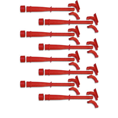 MSD Hemi Tubes, Red