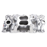 Performer Air-Gap Intake Manifold for 1955-86 Small-Block Chevy, Polished Finish image 4