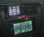 3D Printed Holley EFI 3.5 Inch Terminator X / Sniper Screen AC Vent Mount for 1997-2001 Jeep Cherokee XJ - CarChains3d image 3