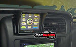 3D Printed Holley EFI 3.5 Inch Terminator X / Sniper Screen AC Vent Mount for 1997-2006 Jeep Wrangler TJ - CarChains3d image 1