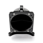 65-92mm 4150 BILLET ELBOW W/ DIVIDER BLACK ANODIZED SIDE / SIDE FACING image 4