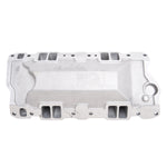 Performer Air-Gap Intake Manifold for 1955-86 Small-Block Chevy, Polished Finish image 1