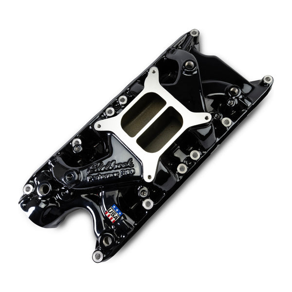 Edelbrock Performer Intake Manifold for Small-Block Ford, Black Plasma Finish