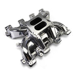 Performer RPM Small Block Chevy LS1 Intake Manifold Only, Chrome Plasma finish image 3