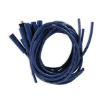SuperStock 4000 Series V8 Wires, Copper Core, 8mm Blue w/Blue Straight Boots image 1