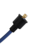 SuperStock 4000 Series V8 Wires, Copper Core, 8mm Blue w/Blue Straight Boots image 2