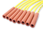 SuperStock 4000 Series V8 Wires, Copper Core, 8mm Yellow w/Orange Straight Boots image 3