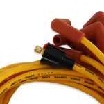 SuperStock 4000 Series V8 Wires, Copper Core, 8mm Yellow w/90° Orange Boots image 3