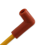 SuperStock 4000 Series V8 Wires, Copper Core, 8mm Yellow w/90° Orange Boots image 4