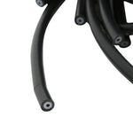 Spark Plug Wire Set- 8mm - Black Wire with Black Straight Boots image 4