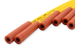 Spark Plug Wire Set - 8mm - Yellow with Orange Straight Boots image 4