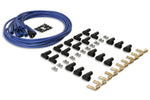 Spark Plug Wire Set- 8mm - Blue Wire with Blue Straight Boots image 3