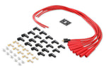 Spark Plug Wire Set- 8mm -  Red Wire with Red Straight Boots image 3