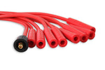 Spark Plug Wire Set- 8mm -  Red Wire with Red Straight Boots image 4