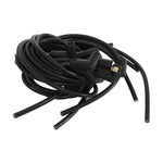Spark Plug Wire Set- 8mm - Black Wire with Black 90 Deg Boots image 1