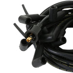 Spark Plug Wire Set- 8mm - Black Wire with Black 90 Deg Boots image 5