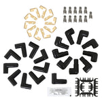 Spark Plug Wire Set- 8mm - Black Wire with Black 90 Deg Boots image 6