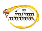 Spark Plug Wire Set - 8mm - Yellow with Orange 90 Deg Boots image 1