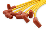 Spark Plug Wire Set - 8mm - Yellow with Orange 90 Deg Boots image 4