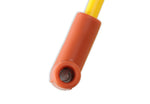 Spark Plug Wire Set - 8mm - Yellow with Orange 90 Deg Boots image 5