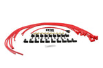 Spark Plug Wire Set- 8mm- Super Stock Universal-Graphite Core- 90 Deg Boots- Red image 3