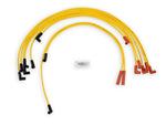 Spark Plug Wire Set- 8mm- Super Stock- Graphite Core- HEI Style Boots- Yellow image 1